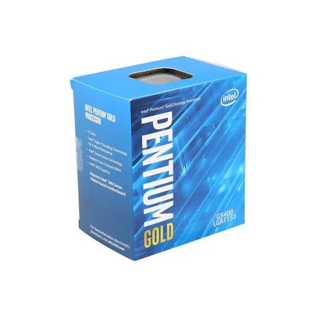 Intel Pentium Gold G5400 Coffee Lake Processor 3.70GHz 8.0GT/s 4MB LGA 1151 BX80684G5400